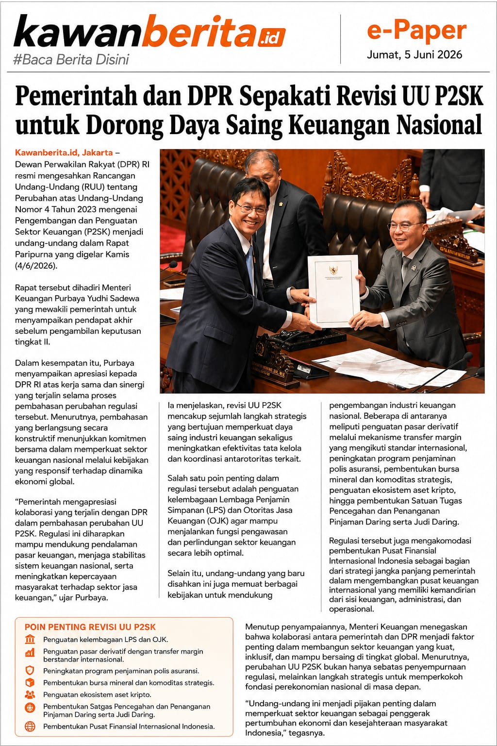 e-Paper & Iklan Banner