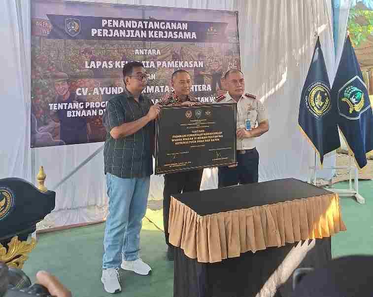 Lapas Pamekasan dan CV Ayunda Jalin Kerja Sama Cetak Warga Binaan Mandiri Sekaligus Dukung Ketahanan Pangan